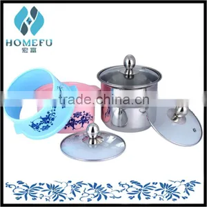 5 Pcs Printing Brush Pot With Glass Lid thumbnail-2