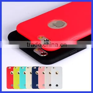 JLW Candy Simple Color Light Series Ultra Soft TPU Phone Case for IPhone 6/6s thumbnail-1