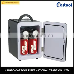 5L 6 Cans Portable Thermoelectric Car Mini Fridge Heater & Cooler thumbnail-3