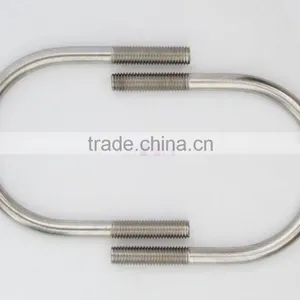 Hot Sale M16 U Bolt Zinc Plated Grade 4.8 Asme B18.2.1 Hex Bolt thumbnail-1