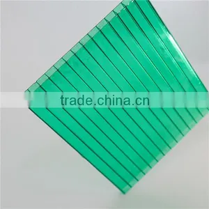 UV Protection Lightweight Roofing Materials Polycarbonate Hollow Sheet Balcony Cover Sheet thumbnail-3
