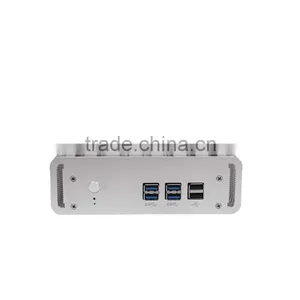 Low Price X31-4500u Thin Mini Itx Fanless i3 Fanless Desktop PC Support MIC 8G RAM 256G SSD thumbnail-4