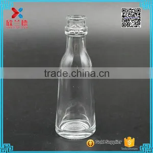 High Quality 50ml Clear Liquor Whiskey Glass Bottle for Sale thumbnail-2