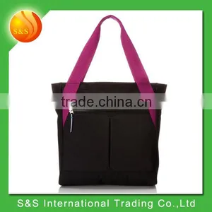 Multi Compartment Customized Canvas Tote Reusable Shopping Bag thumbnail-1