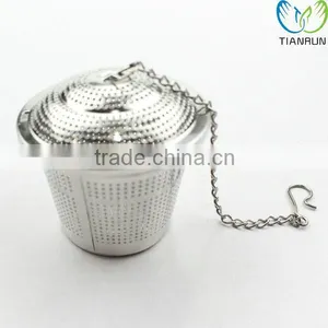 Hot Selling High Quality Durable Tools Stainless Steel Basket Shape Tea Infuser thumbnail-1