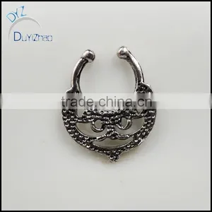 Unique Indian Fake Nose Ring Piercing for Septum thumbnail-3