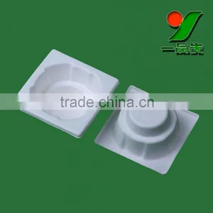 Brand Design Food-grade Sugarcane Bagasse Wine Packaging Tray--sturdy and Smooth Surface thumbnail-1