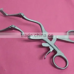 OR Grade Beckman Weitlaner Retractors With Hinged Blades Blunt 8.5" 3X4 Teeth thumbnail-2