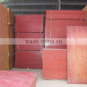Two Times Hot Pressed Building Material Construction Plywood thumbnail-4