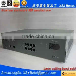 XAX02Alu OEM ODM Customized Laser Cut Bend Weld Sheet Aluminum Anodic Oxidation Enclosure thumbnail-2
