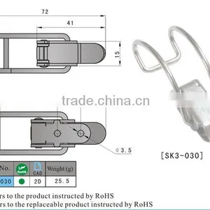 SK3-030 Stainless Steel (sus304)panel Toggle Latch thumbnail-3