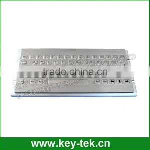 IP65 Compact Format Mini Metal Keyboard With 0.45mm Short Stroke thumbnail-2