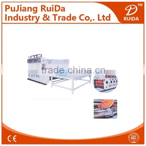 [RD-SA1200-2800-2]Chain Feeding 2 Color Corrugated Carton Flexo Printer Slotter Die Cutter Machine thumbnail-1