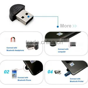Mini Plug and Play High Speed USB 2.0 Bluetooth Dongle Adapter thumbnail-3