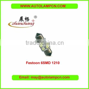 Auto LED Light Bulb Festoon LED Bulb 6SMD thumbnail-1