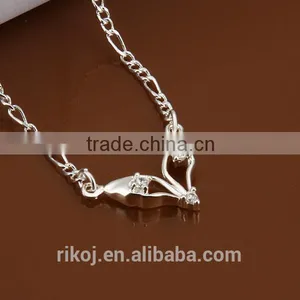 2015 Wholesale Fashion Jewellry 925 Sterling Silver Chain Ankle Quality Choice thumbnail-2