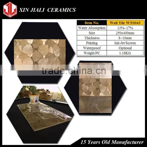 250x400mm WT0043 Latest Design Ceramic Wall Tile 6mm Thickness thumbnail-1