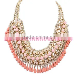 Fashion Bohemia Multi-layer Tassel Statement Beaded Necklace Quality Choice thumbnail-3