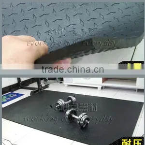 6mm 9mm 12mm Black Rubber Mat , Rubber Sheet Roll Manufacturer thumbnail-6