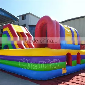 Kids Inflatable Outdoor Playground Giant Inflatable Obstacle Course thumbnail-1