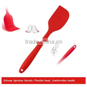 Eco-friendiy Silicone Spatula Set Heat Resistant Cooking Baking Utensils Silicone Spatula Set thumbnail-5