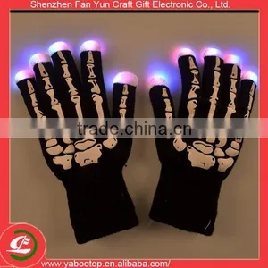 7 Mode Flashing Led Finger Light Up Led Costume Gloves thumbnail-1
