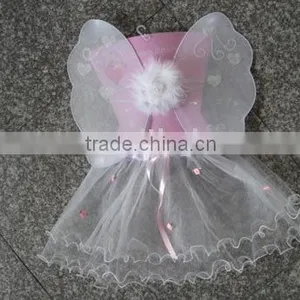 White Nylon Girls Party Princess Series Dresses thumbnail-1