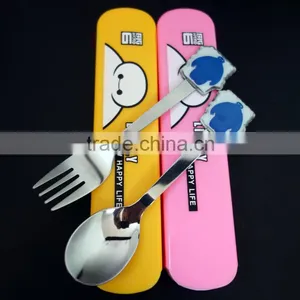 Cartoon Stainless Steel Cutlery Set With Unique Box thumbnail-5