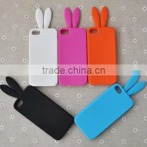 Hot Sale Rabbit Ear Silicone Mobile Phone Case thumbnail-1