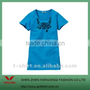 Ladie's Long T Shirts in 100% Cotton, Single Jersey Fabrics thumbnail-1
