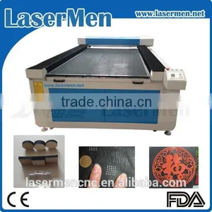 Large Size Leather Laser Cutter Co2 / Laser Cutting Machine for Cloth LM-1325 thumbnail-1