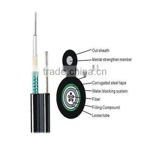 4 Core GYXTC8S Figure 8 Self-supporting Center Tube Optic Fibre Cable Supplier With Cheap Price per Meter thumbnail-1