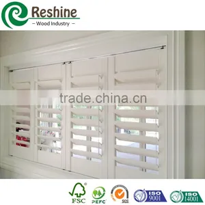Plastic Window Blind PVC Plantation Shutter Louvers thumbnail-5