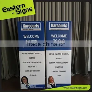 Fiber Glass Pole Adjustable X Banner Display thumbnail-1