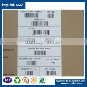 Blank Glossy Easy Peel Waterproof Thermal 4x6 Carton Label thumbnail-2