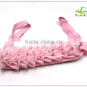 Pink Natural Back Bath Scrubber Sisal for Bath thumbnail-1