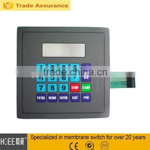 Multi Color Numeric Membrane Switch Overlay Membrane Keyboards thumbnail-1