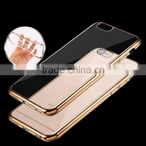 Cell Phone Accessories Electroplating Tpu Back Cover Case For Iphone 7 thumbnail-1