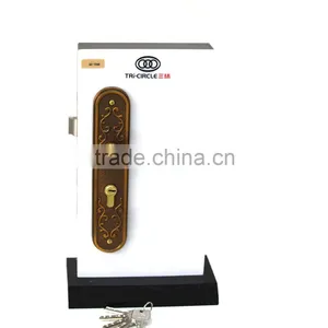 TRI-CIRCLE Zinc Alloy Door Lock, Handle Door Lock Set thumbnail-3