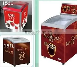 Commercial Ice Cream Chest Display Refrigerator thumbnail-2