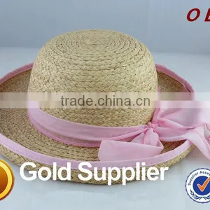 Straw Boater Hat Cheap thumbnail-1