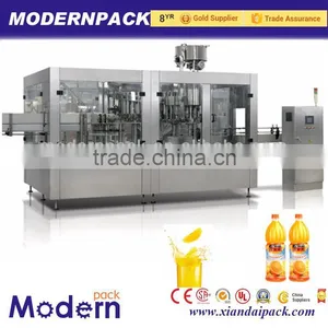 Triple Bottled Tea Drinks Hot Filling Equipment/Automatic Filling Machine thumbnail-1