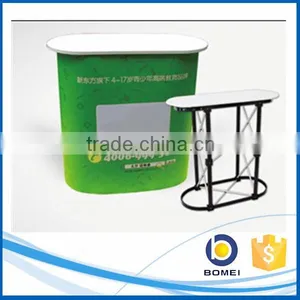 Folding Aluminum Expo Pop up Display Counter, Advertising Pop up Promotion Table thumbnail-1