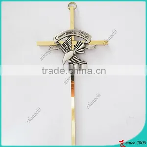 Wood Inspired Bronze Wall Cross Crucifix Jesus Christ thumbnail-3