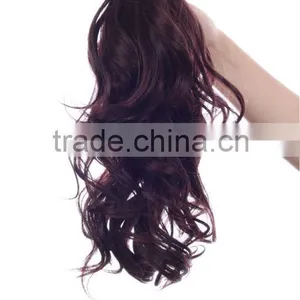 Claw Ponytails Red Curly Hair thumbnail-1