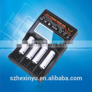 4 Slot AA/AAA NiMH LCD Smart Battery Charger thumbnail-1
