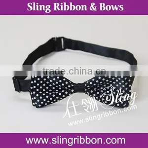 Kids Ribbon Bow Tie Printed Dots thumbnail-1
