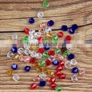 2016 Fashion Beading Clear Crystal Top Quality Bicone Crystal Beads thumbnail-1