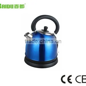 Baidu Wholesale Classic Design 1.8L Long Spoute Stainless Steel Electric Kettle Anti Slip Base thumbnail-1