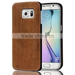 Mobile Phone Housing PC+ Cherry Wood For Samsung Galaxy S6 Cover for Galaxy S6 Case for S6 Case thumbnail-1